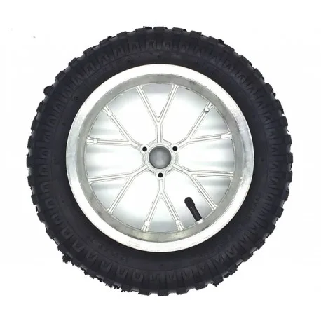Roue arrière complète de pocket bike cross 12.5 x 2.75
