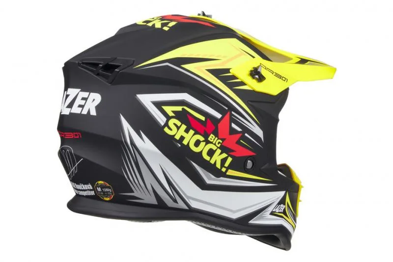 Casque crosse  Tout-Terrain lazer  OR3 Shock