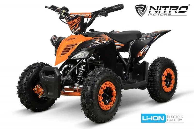 NITRO MOTORS 1000W 36V Lithium Eco mini Quad Replay DLX 6' - photo 2
