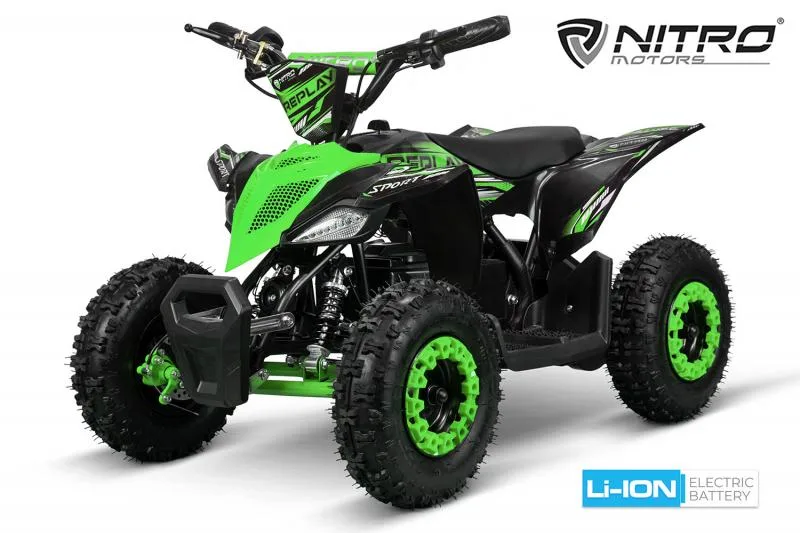NITRO MOTORS 1000W 36V Lithium Eco mini Quad Replay DLX 6' - photo 3