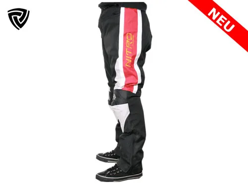 Pantalon de motocross imperméable noir pour homme NITRO MOTORS