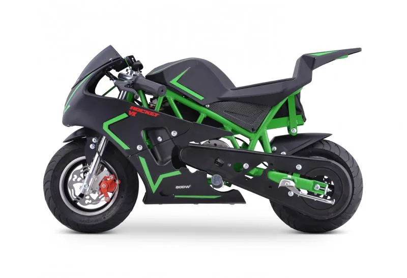 pocket bike course électrique Rocket VX 800W 36V