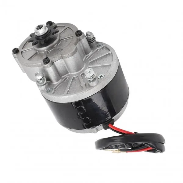 Moteur électrique 24V 350W avec réducteur et pignon à 9 dents, - photo 2