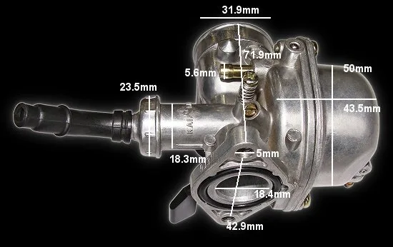 carburateur d origine      quad 50cc;70cc;110cc