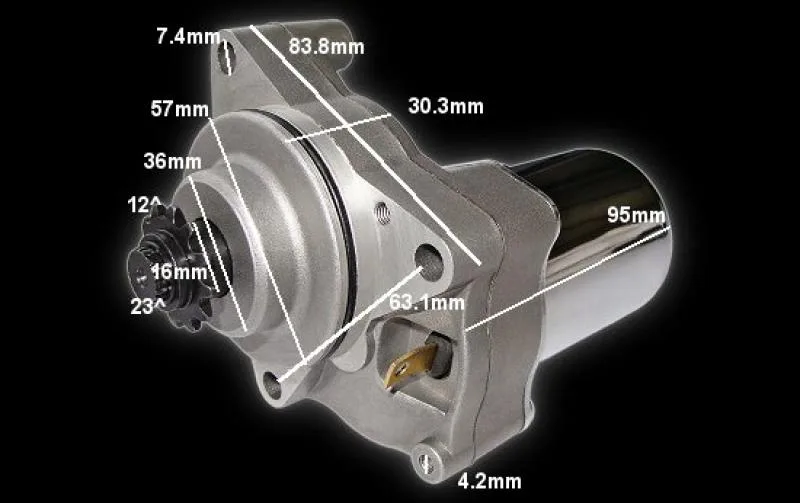 demarreur  3 point fixation 50cc;70cc;110cc
