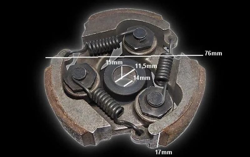 embrayage 3 ressort  pour tout moteur 49CC - photo 3